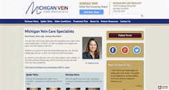 Desktop Screenshot of michiganveincare.com