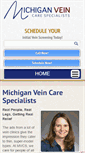 Mobile Screenshot of michiganveincare.com